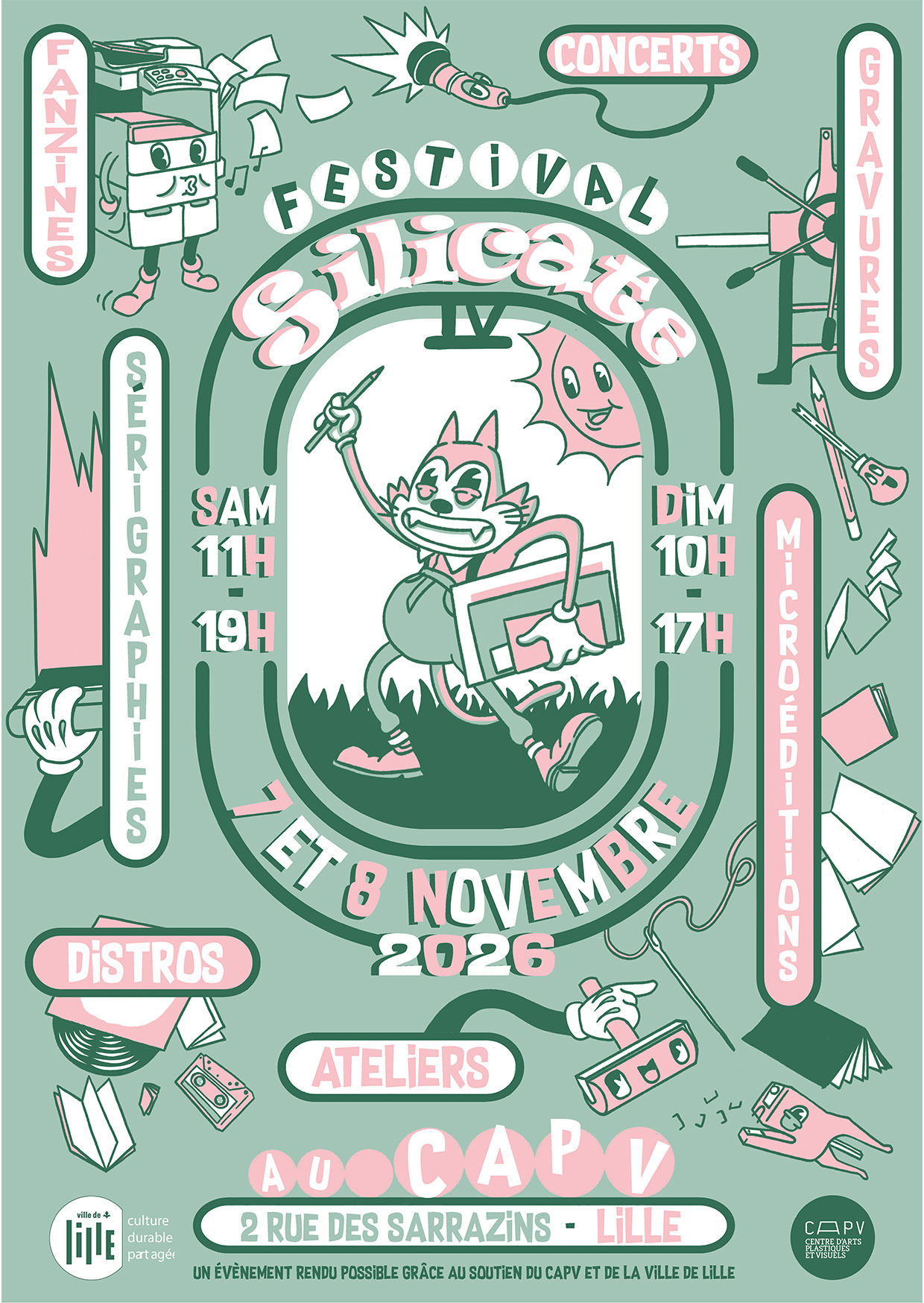 Silicate — Festival de l’image imprimée et de la microédition à Lille